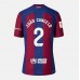 Barcelona Joao Cancelo #2 Voetbalkleding Thuisshirt Dames 2023-24 Korte Mouwen